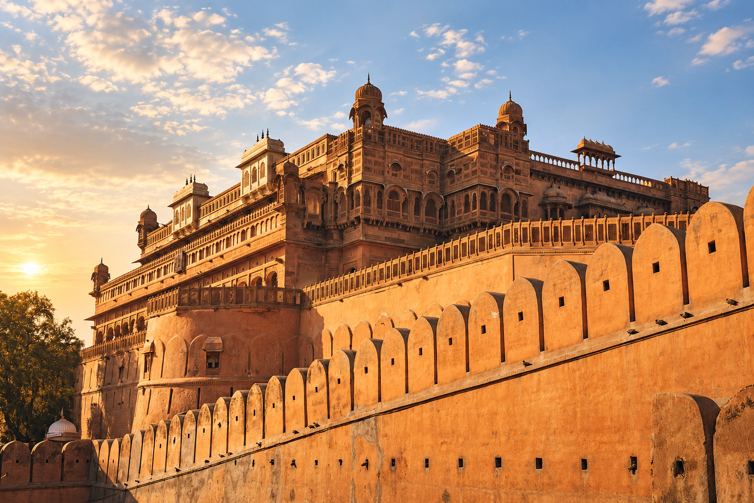Rajasthan inspired landscape